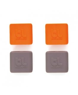 Bluelounge CableClip vaijerikiinnike Harmaa, Oranssi 4 kpl