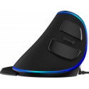 Delux M618 PLUS wired optical mouse with LED light, blue Delux M618 PLUS wired optical mouse with LED light, blue