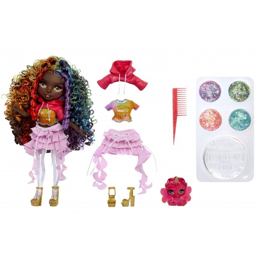 Rainbow High Rainbow Shimmers with Slime Fashion Doll - Iris (rainbow) – 2
