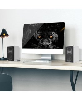 Laudberg XS1W bookshelf speakers 2.0 80W white