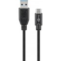 Goobay 71221 USB кабель USB 3.2 Gen 1 (3.1 Gen 1) 2 m USB A USB C Черный Goobay 71221 USB кабель USB 3.2 Gen 1 (3.1 Gen 1) 2 m USB A USB C Черный