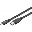 Goobay 71221 USB kabelis USB 3.2 Gen 1 (3.1 Gen 1) 2 m USB A USB C Melns Goobay 71221 USB kabelis USB 3.2 Gen 1 (3.1 Gen 1) 2 m USB A USB C Melns