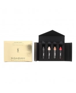 Dāvanu komplekts, Yves Saint Laurent, Couture krītu, Kreminis lūpu krāsa un lūpu spīdums, 4.4g katra, Le Rouge, Le Noir, Le Nude