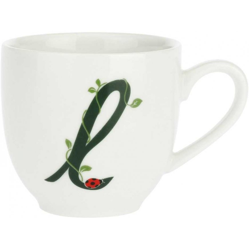 LA PORCELLANA BIANCA SOLOTUA Cup and Saucer 90 ml, Pattern L