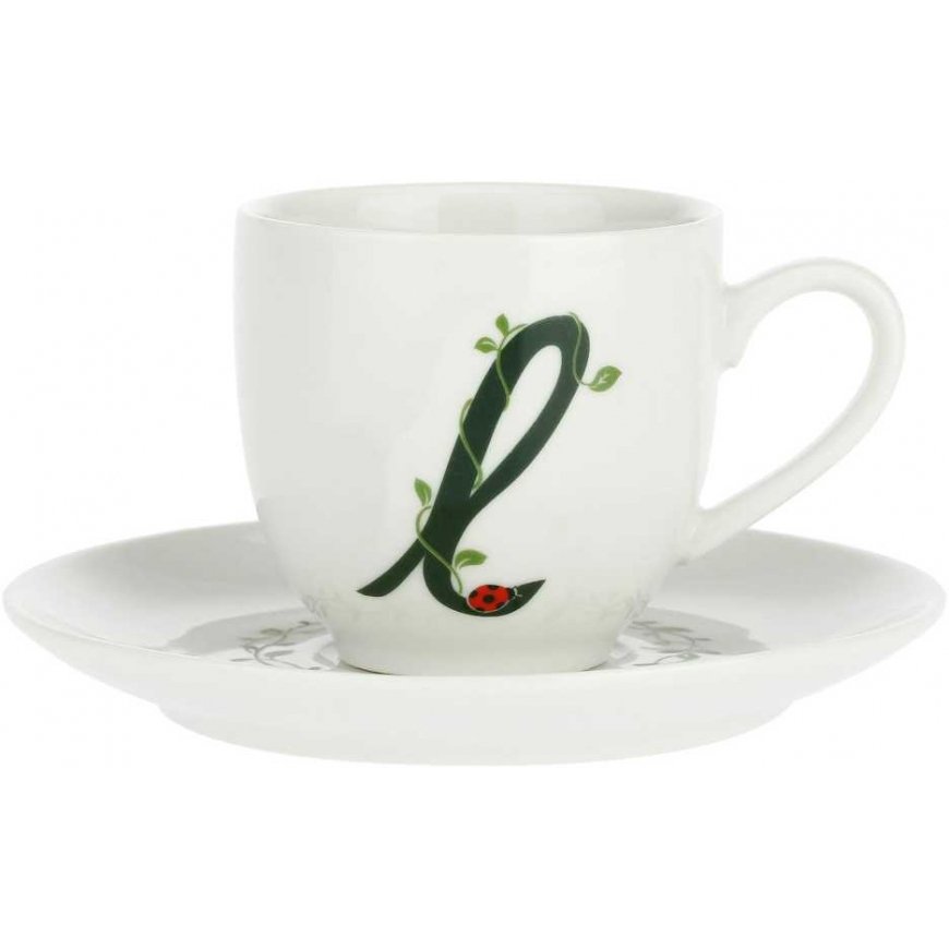 LA PORCELLANA BIANCA SOLOTUA Tass ja taldrik 90 ml, Muster L – 2