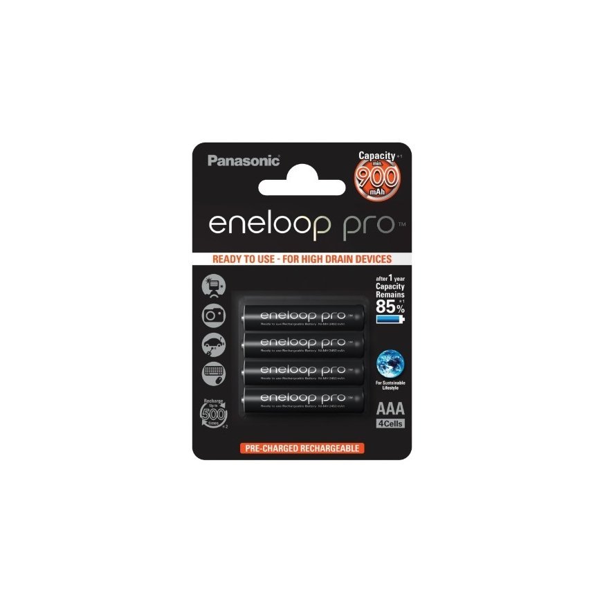 Panasonic Eneloop Pro Akumulators AAA Niķeļa-metāla