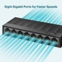 TP-Link LS1008G Nepārvaldīts Gigabit Ethernet (10/100/1000) Melns TP-Link LS1008G Nepārvaldīts Gigabit Ethernet (10/100/1000) Melns