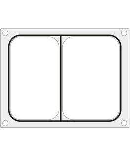 Matrix form MCS for welding machines, two-part tray 227x178 mm - Hendi 805466