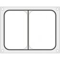 Matrix form MCS for welding machines, two-part tray 227x178 mm - Hendi 805466 Matrix form MCS for welding machines, two-part tray 227x178 mm - Hendi 805466