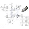 OEM Двигатель Pololu 25Dx54L с Передачей 75:1 6V 75RPM OEM Двигатель Pololu 25Dx54L с Передачей 75:1 6V 75RPM