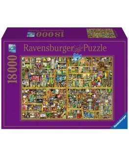 Ravensburger Colin Thompson Bookshelf Puzle 18000 pcs Fantāzija