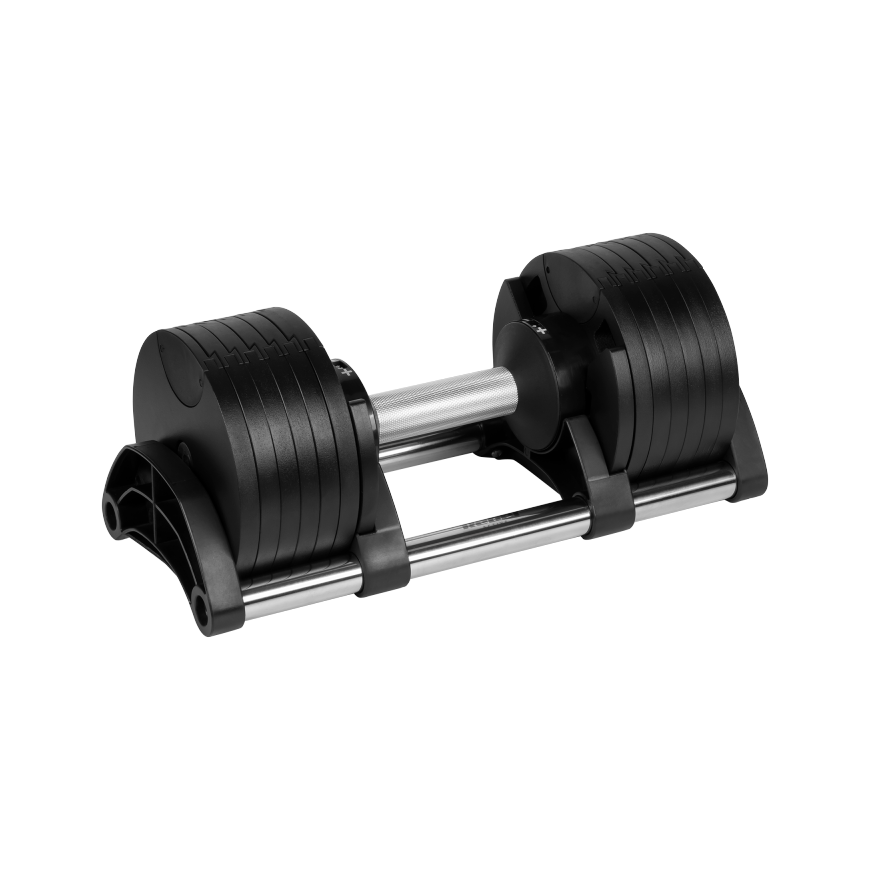 Adjustable cast iron dumbbell 24 kg, increment of 2 kg, REBEL ACTIVE – 2