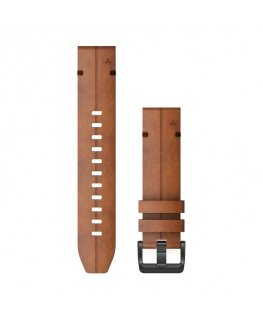 Garmin QuickFit 22 Band Brown Leather