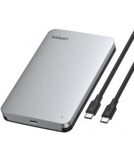 Ugreen 70499 saugojimo diskų korpusas HDD / SSD aptvaras Pilka 2.5/3.5"