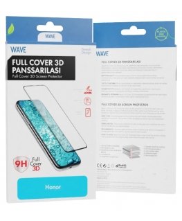 Wave WAVE-FC3D-HN-70-BK Matkapuhelimen näyttö- ja taustasuoja Honor 1 kpl