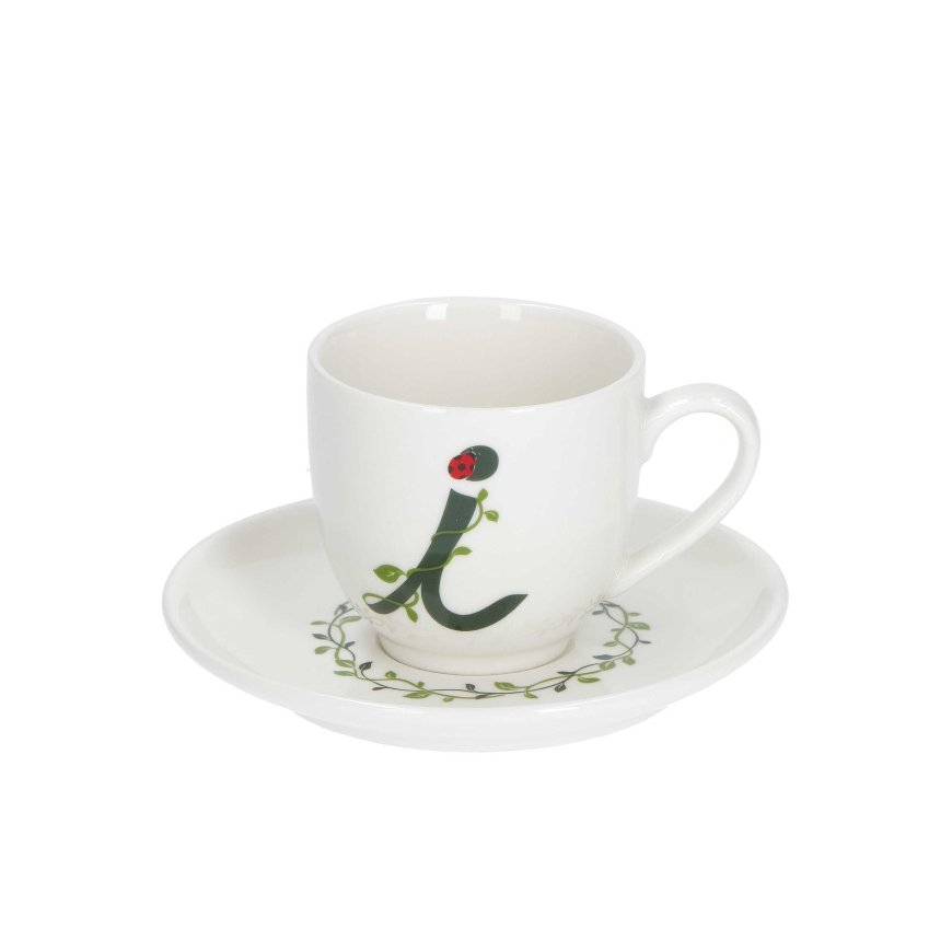 LA PORCELLANA BIANCA SOLOTUA Cup and Plate 90 ml, Model I