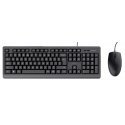 Trust Primo tastatūra Pele iekļauta Universāls USB QWERTY Amerikāņu angļu valoda Melns Trust Primo tastatūra Pele iekļauta Universāls USB QWERTY Amerikāņu angļu valoda Melns