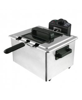 Emerio DF-107090 gruzdintuvė Vienas 5 L Autonominės 2000 W Juoda, Nerūdijančiojo plieno