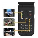 AGM M10 6,1 cm (2.4") 168 g Juoda Padidinto atsparumo telefonas