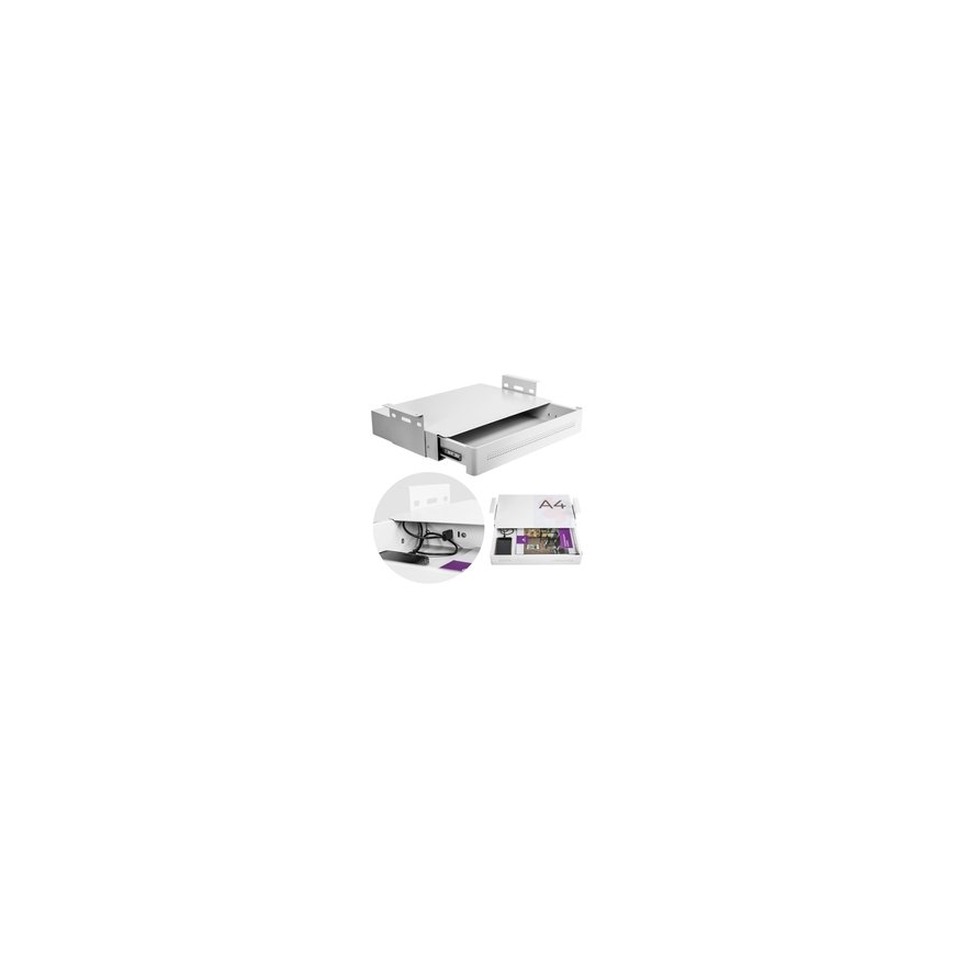 USB desk drawer Spacetronik SPB144 Gray