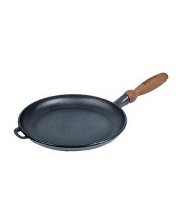 Maysternya Ketaus keptuvė blynām 24*2,5 cm ar noņemamu koka rokturi | T301
