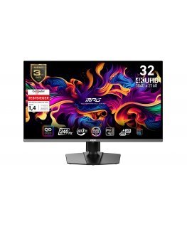 MSI MPG 321URXDE QD-OLED kompiuterio monitorius 80 cm (31.5") 3840 x 2160 pikseliai 4K Ultra HD Juoda