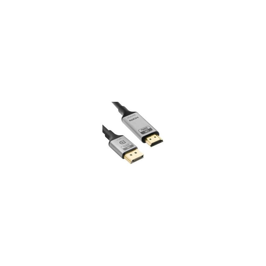 Kabel DP HDMI 8K 60Hz Spacetronik KDH-SPA015 1.5m
