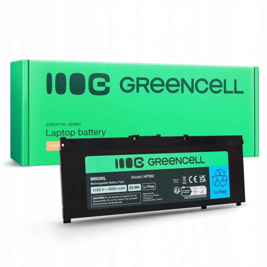 Green Cell baterija, skirta HP SR03XL HP Pavilion Gaming 15