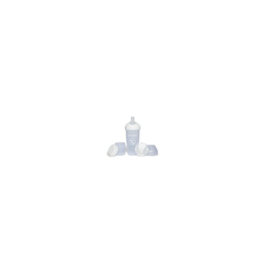 Twistshake antikolikinis Pro Double - 330ml - valkoinen - 79043 – 2