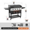 Blackstone 257-1868DK outdoor barbecue/grill Cart Gas Black, Orange, Stainless steel 17584 W