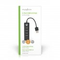 Nedis UHUBU2420BK interface hub USB 2.0 480 Mbit/s Black Nedis UHUBU2420BK interface hub USB 2.0 480 Mbit/s Black