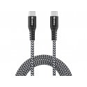 Sandberg 441-67 USB kabelis USB 2.0 2 m USB C Juoda, Balta Sandberg 441-67 USB kabelis USB 2.0 2 m USB C Juoda, Balta
