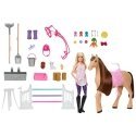Barbie Mysteries: The Great Horse Chase Stable Playset with Doll, Toy Horse & Accessories, 25+ Piece
