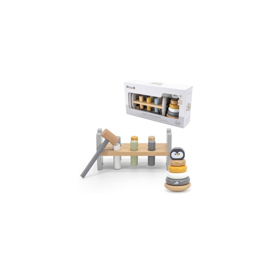 Viga Toys Puinen jääkiekkosetti lapsille, VIGA – 2