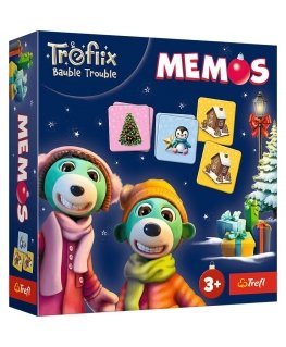 Trefl spēle Atmiņas spēles Treflix ģimenes ģimenes atmiņas spēle Treflix Bauble Trouble 3+
