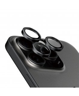 PanzerGlass ® Hoops® Titanium Camera Lens Protector Black iPhone 15 Pro | 15 Pro Max Kirkas näytönsuoja Apple 1 kpl