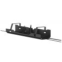 Neomounts ADS07-122BL Cable tray - screw-mounted - universal Neomounts ADS07-122BL Cable tray - screw-mounted - universal