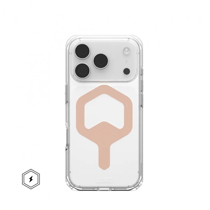 Urban Armor Gear Plyo mobile phone case 16 cm (6.3") Cover Rose gold, Transparent – 2