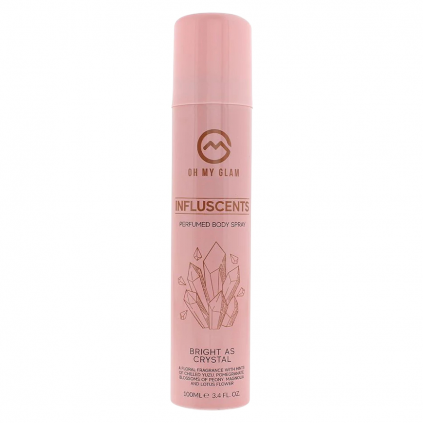 Oh My Glam, Influscents Bright As Crystal, Body Spray, Lotus Flo