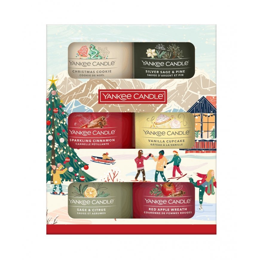 Yankee Candle 2652653E vahaküünal Ümmargune Mitmevärviline 6 tk