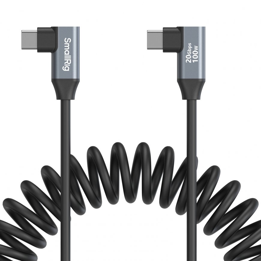 SmallRig 4793 USB-kaapeli USB 3.2 Gen 1 (3.1 Gen 1) USB C musta, Harmaa