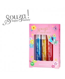 Souza! Glitter mascara hair dye for kids set of 3 colors