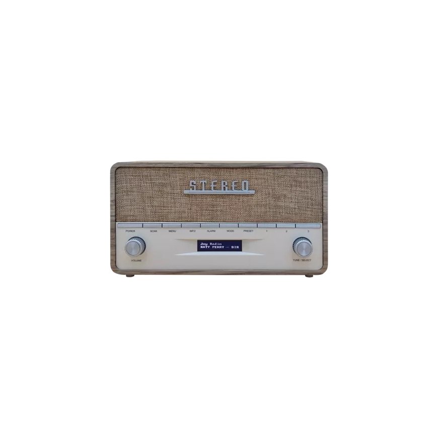 Denver DAB-36LW Pārnesams Digitāls Brūns, Balts