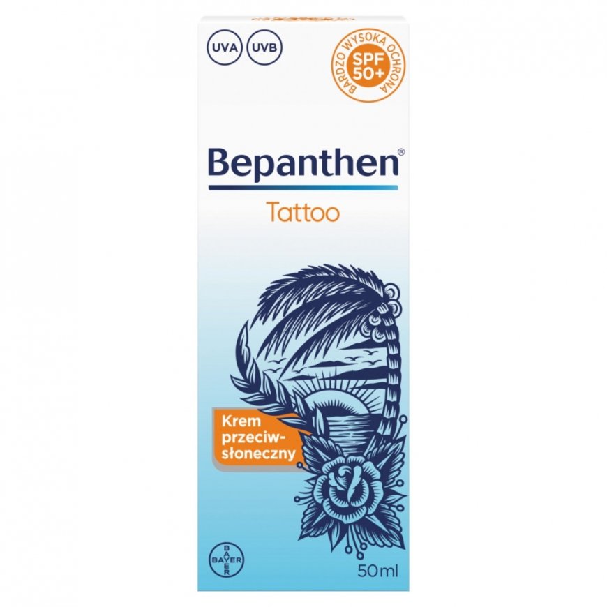 Bepanthen Apsauga nuo saulės nuo tatuiruotės, 50 ml