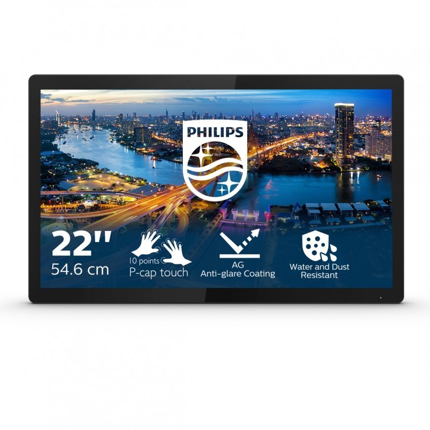 Philips B Line 222B1TFL/00 PC lamekuvar 54,6 cm (21.5") 1920 x 1080 pikslit Full HD LED Puutetundlik