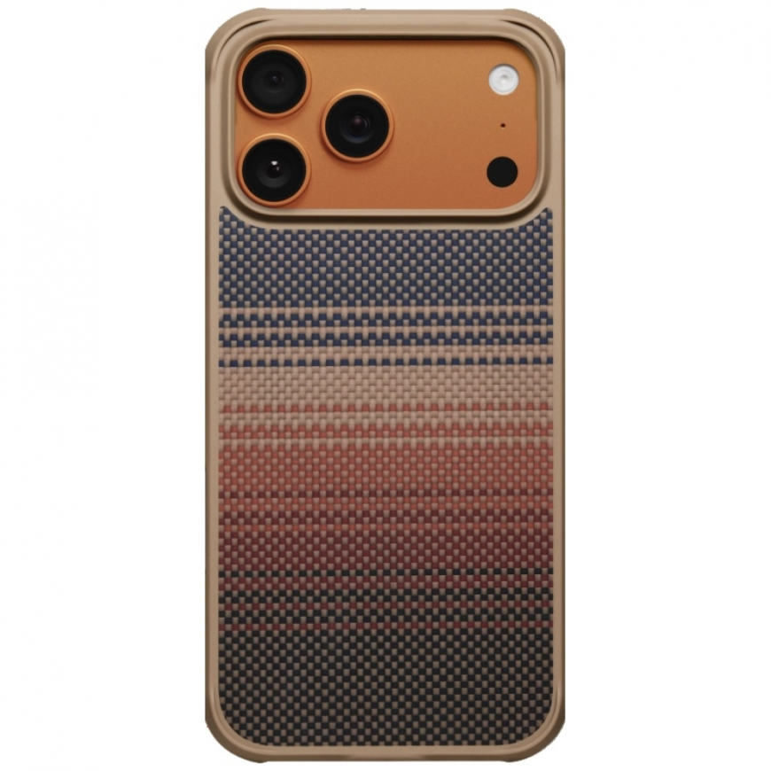 Etui PITAKA Aramid ProGuard MagSafe do iPhone 17 Pro sunset – 2