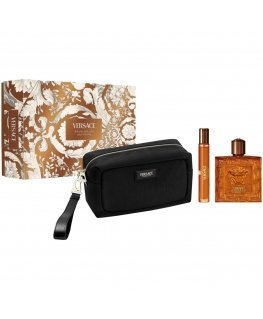 Versace Eros Najim Lahjapakkaus miesten hajuvesi (PP hajuvesi, 100 ml + PP mini, 10 ml + kosmetiikkalaukku)