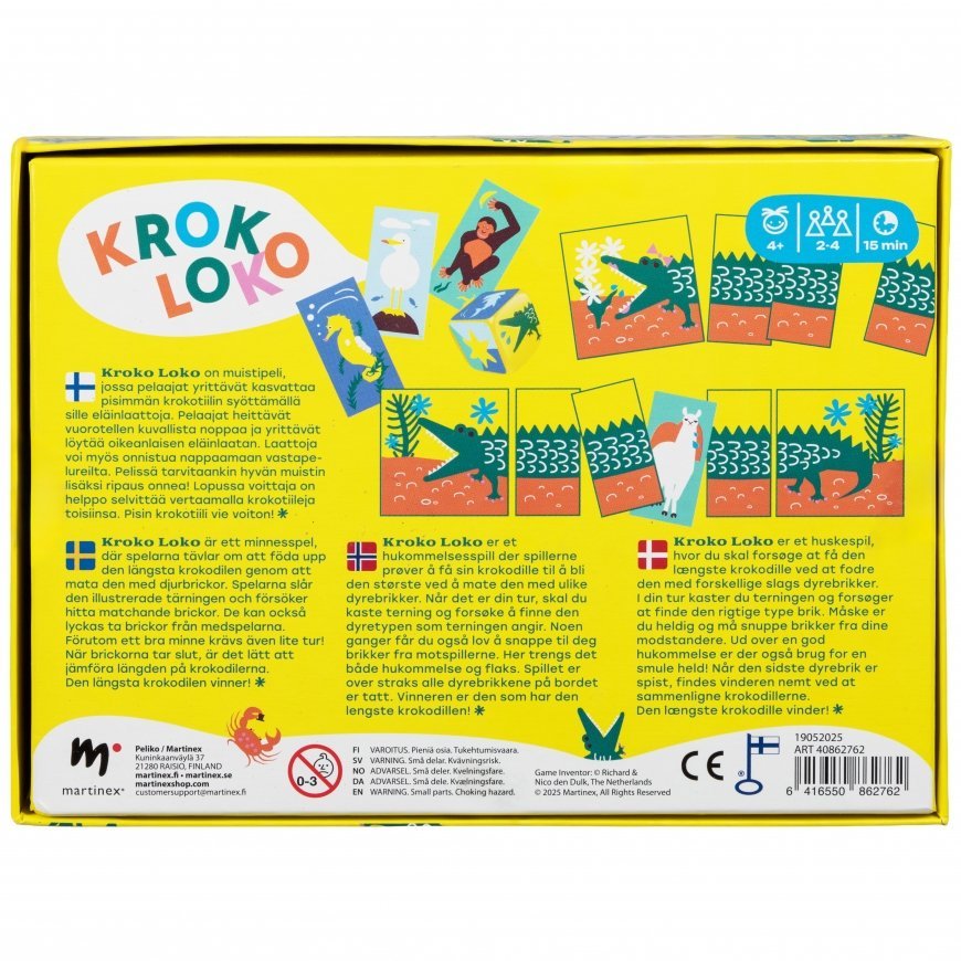 Kroko Loko Muistipeli – 3