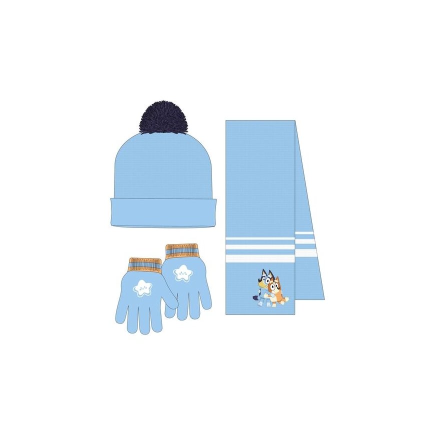 CERDÁ Bluey talvekomplekt snood, müts ja kindad