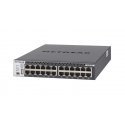 NETGEAR M4300-24X Valdomas L3 10G Ethernet (100/1000/10000) 1U Juoda NETGEAR M4300-24X Valdomas L3 10G Ethernet (100/1000/10000) 1U Juoda